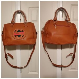 New Sturdy Faux Leather Crossbody Shoulder Handbag Purse